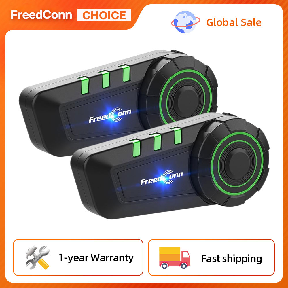 Helmet Headset Noise Cancellation - Freedconn motorrad helm headset fm ip65