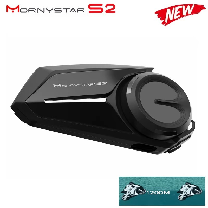 Bluetooth Headset Helmet 1000M - Mornystar s2 helm headset motorrad intercom
