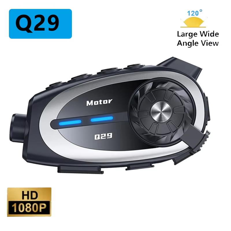 Helmet Communication System Camera - Q29 Motorrad Helm Intercom Bluetooth Headset