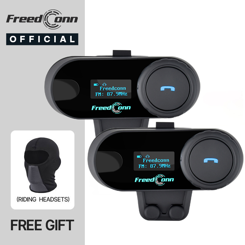 Motorcycle Intercom With Fm Radio - FreedConn T Com Sc Bluetooth Motorrad-Intercom