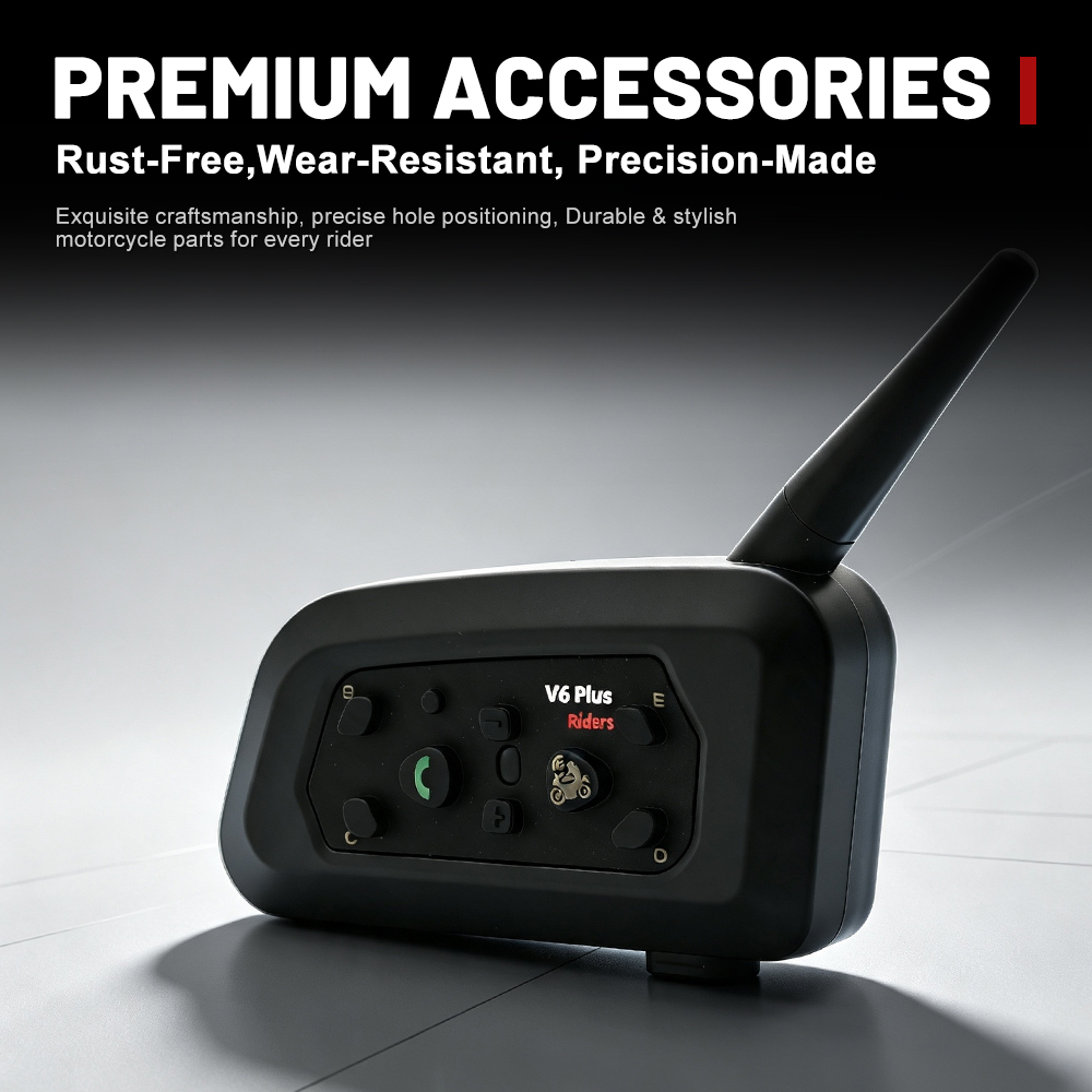 Motorcycle Helmet Intercom 6 Rider - EJEAS V6 PLUS Motorrad-Bluetooth-Helm-Headset Intercom 850mAh