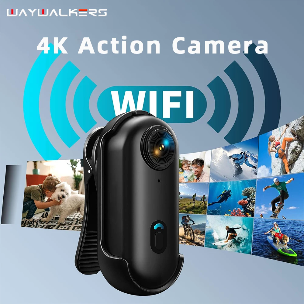 Helmet Communication System Camera - H88 4K FHD 1080P Outdoor WIFI