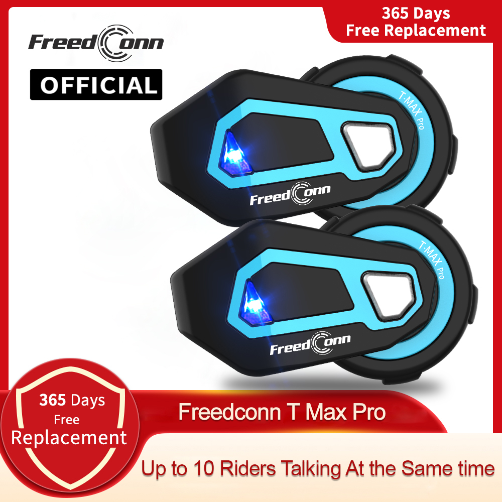 Motorcycle Helmet Intercom 6 Rider - Freedconn t max pro Motorrad Intercom
