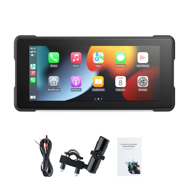 Motorcycle Gps Navigator Waterproof - Motorrad 6,86 Zoll Bluetooth Tragbarer Bildschirm