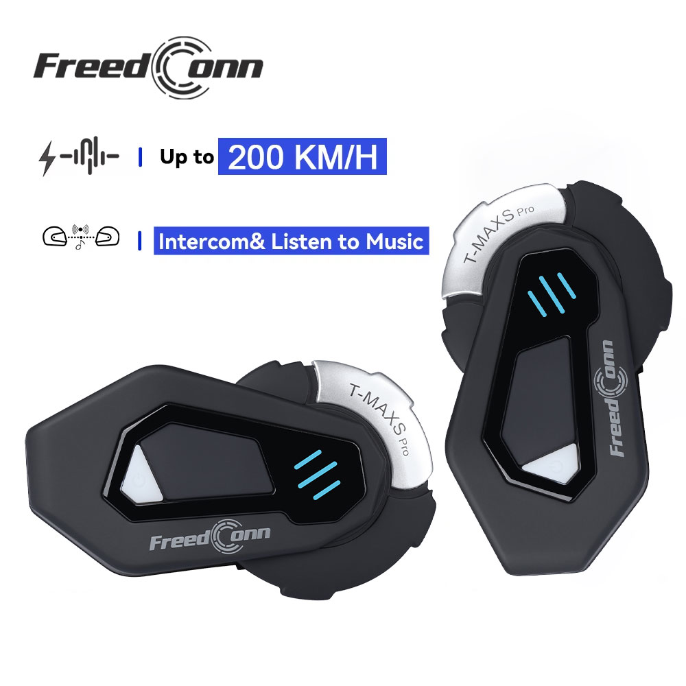 Motorcycle Helmet Intercom 6 Rider - FreedConn T MAX S PRO Motorrad-Intercom