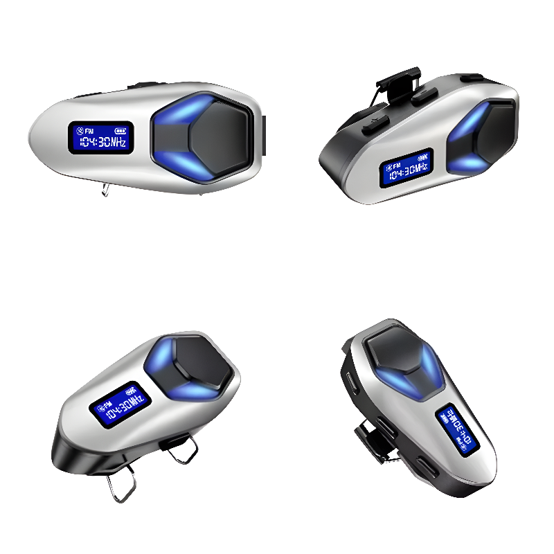 Helmet Bluetooth Headset Waterproof - Neues K12 Zinklegierung Motorradhelm-Headset Bluetooth 5.4