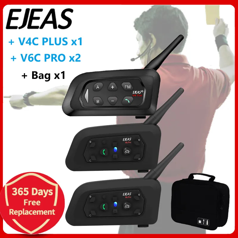 EJEAS V4C PLUS + V6C PROx2 Fuß – Bluetooth Headset Helmet 1000M Bewertung und Preis