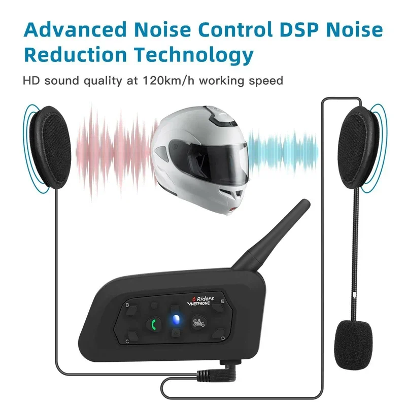 Vnet phone v6 1200m motorrad k – Motorcycle Helmet Intercom 6 Rider Bewertung und Preis
