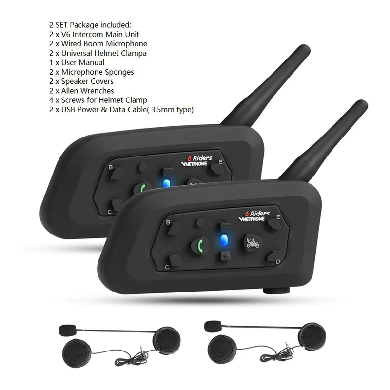 Vnet phone v6 1200m motorrad k – Motorcycle Helmet Intercom 6 Rider Bewertung und Preis