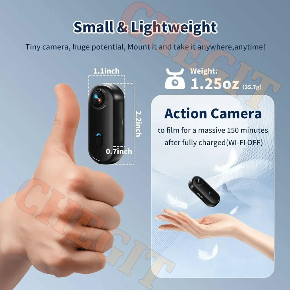 Wasserdichte 4K Mini-Taschenka – Helmet Camera 4K Wifi Bewertung und Preis