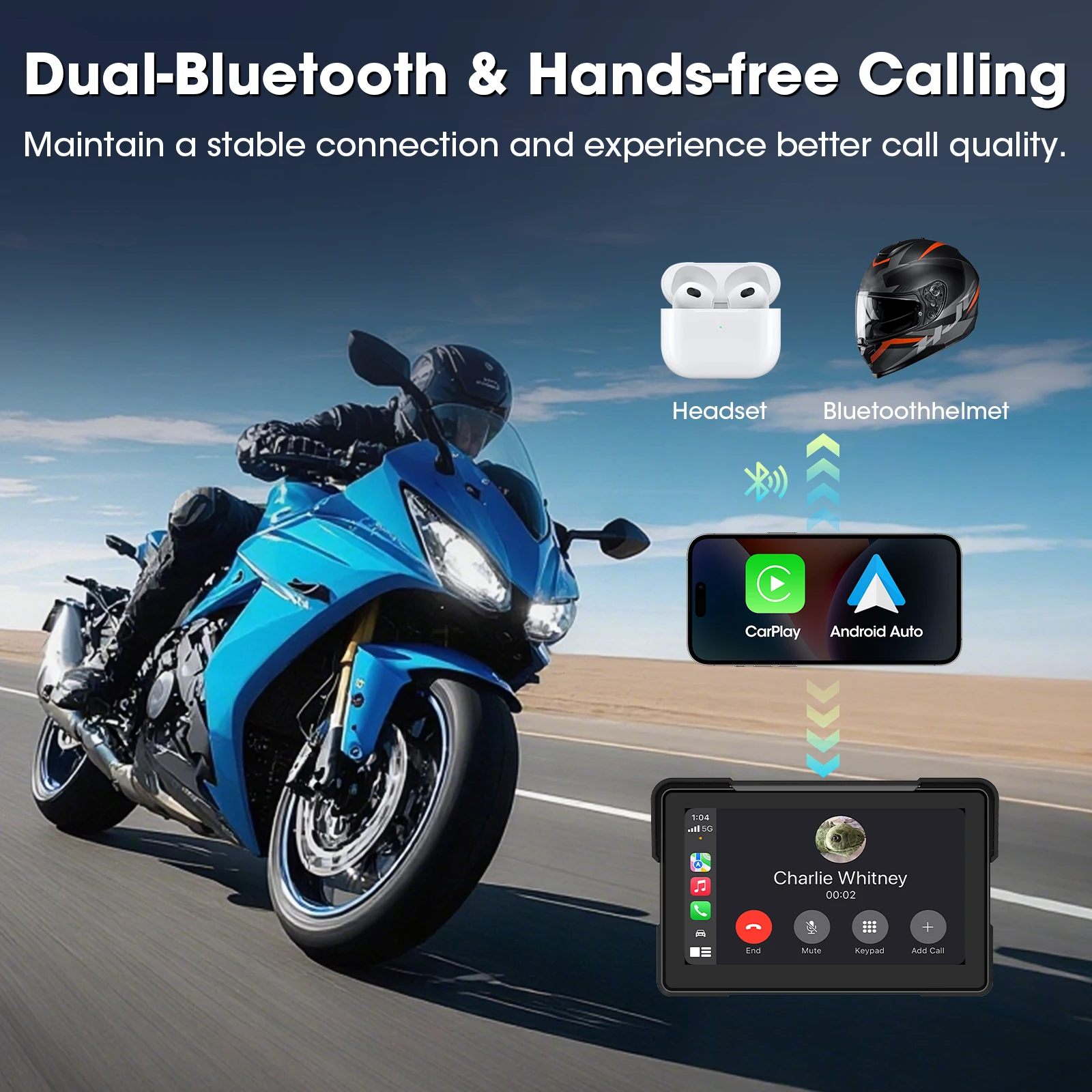 7 Zoll Motorrad Carplay Wirele – Motorcycle Gps Navigator Waterproof Bewertung und Preis