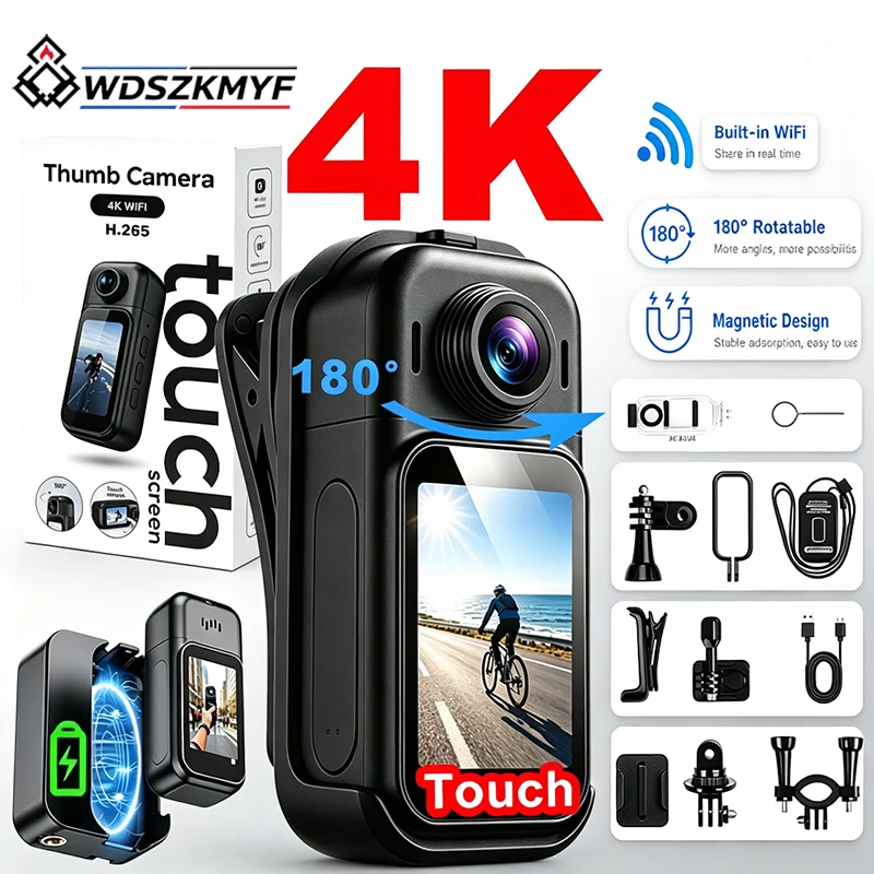 Sport-Outdoor-Minikamera 4K/10 – Helmet Camera 4K Wifi Bewertung und Preis