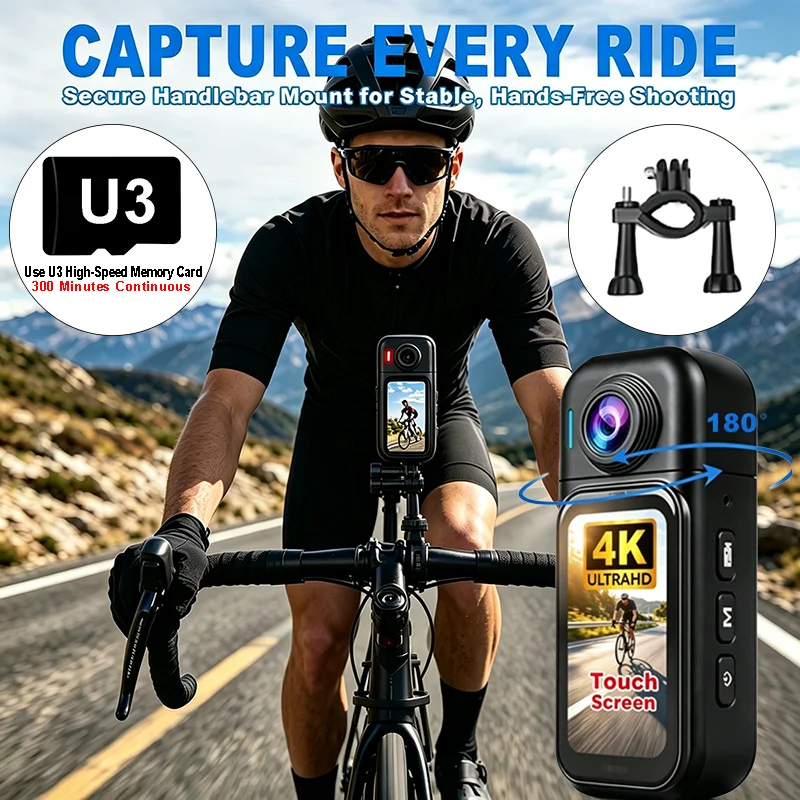 Sport-Outdoor-Minikamera 4K/10 – Helmet Camera 4K Wifi Bewertung und Preis