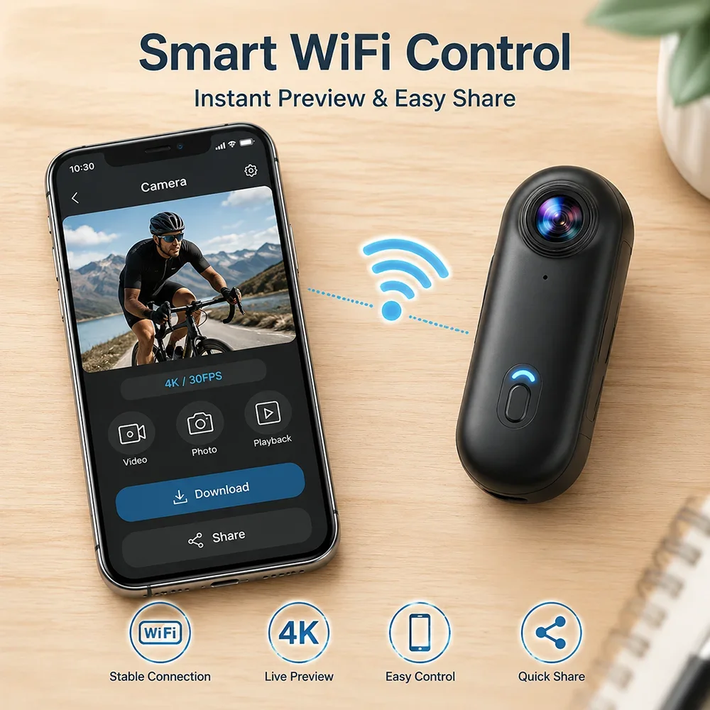 4K/1080P WLAN Magnetische Acti – Helmet Camera 4K Wifi Bewertung und Preis