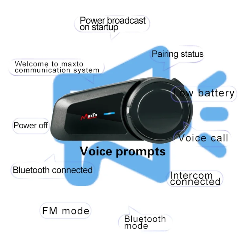 2PCS Maxto M2 Motorrad Helm Bl – Motorcycle Helmet Intercom 6 Rider Bewertung und Preis