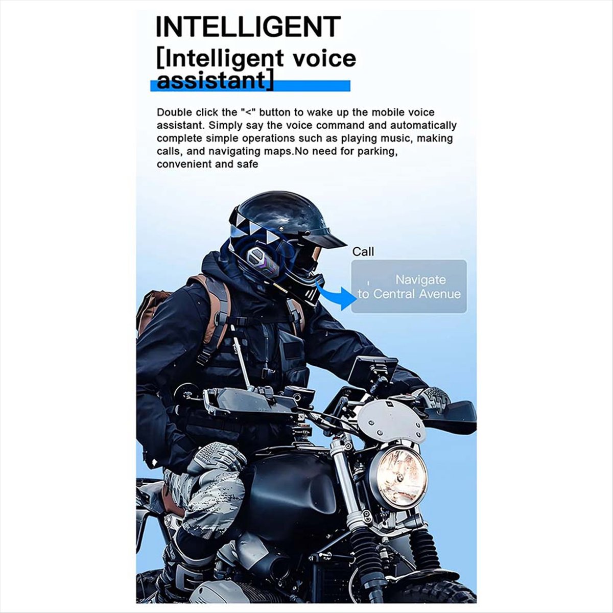 A64K LX5 Motorradhelm-Kopfhöre – Motorcycle Intercom Mesh 2000M Bewertung und Preis