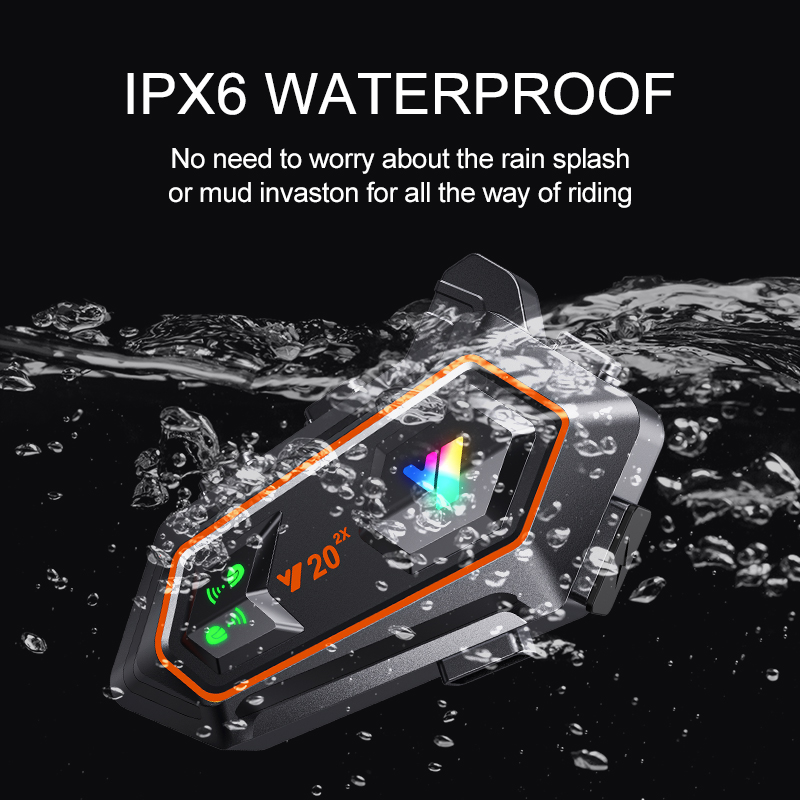 Y20 2X Motorrad Helm Intercom  – Helmet Bluetooth Headset Waterproof Bewertung und Preis