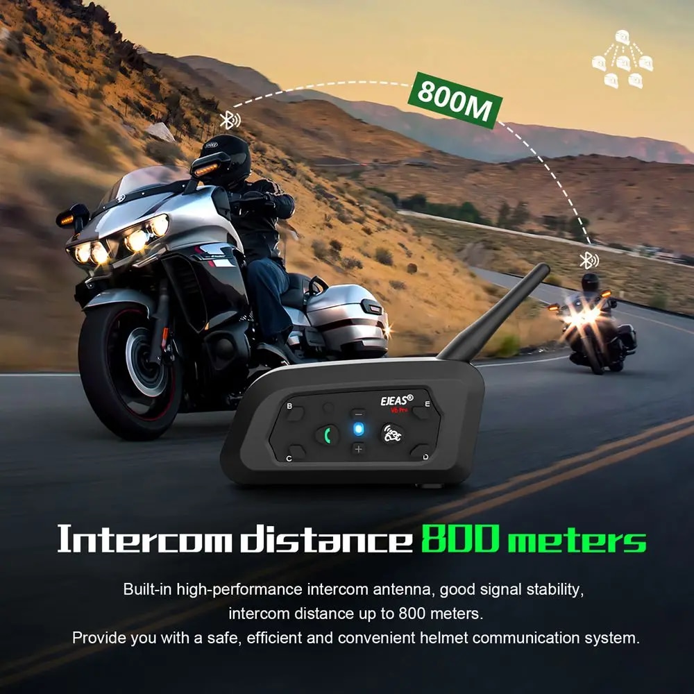 Ejeas v6 pro + motorrad interc – Motorcycle Helmet Intercom 6 Rider Bewertung und Preis