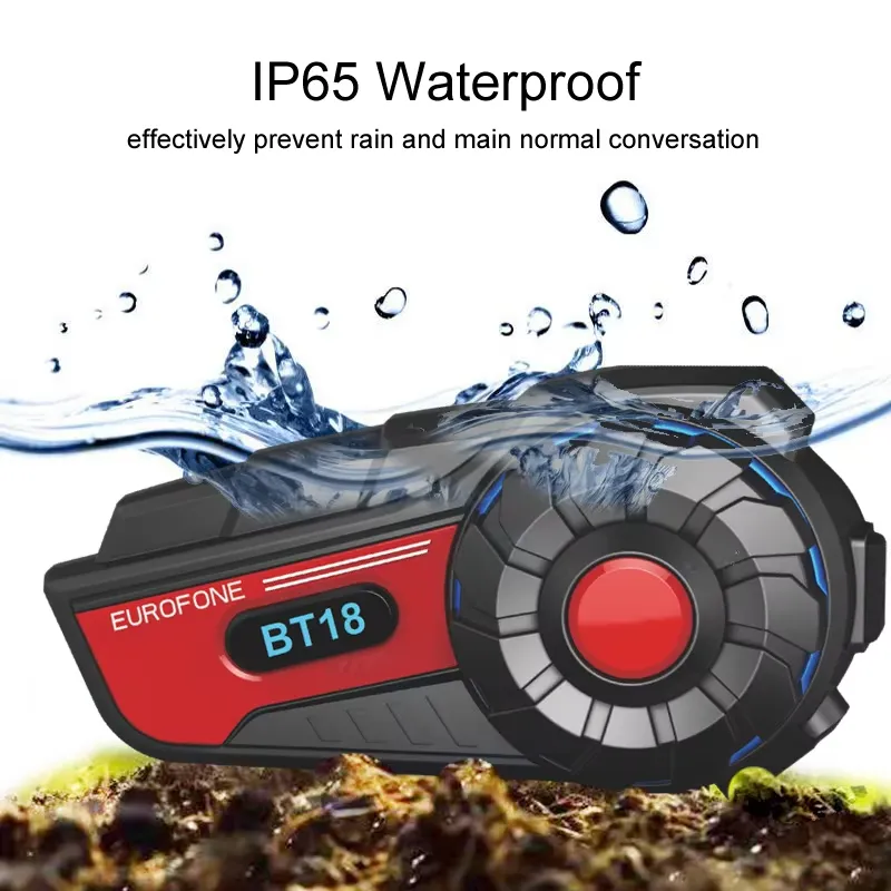 BT18 Motorradhelm-Intercom IP6 – Helmet Bluetooth Headset Waterproof Bewertung und Preis