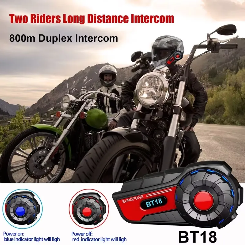 BT18 Motorradhelm-Intercom IP6 – Helmet Bluetooth Headset Waterproof Bewertung und Preis