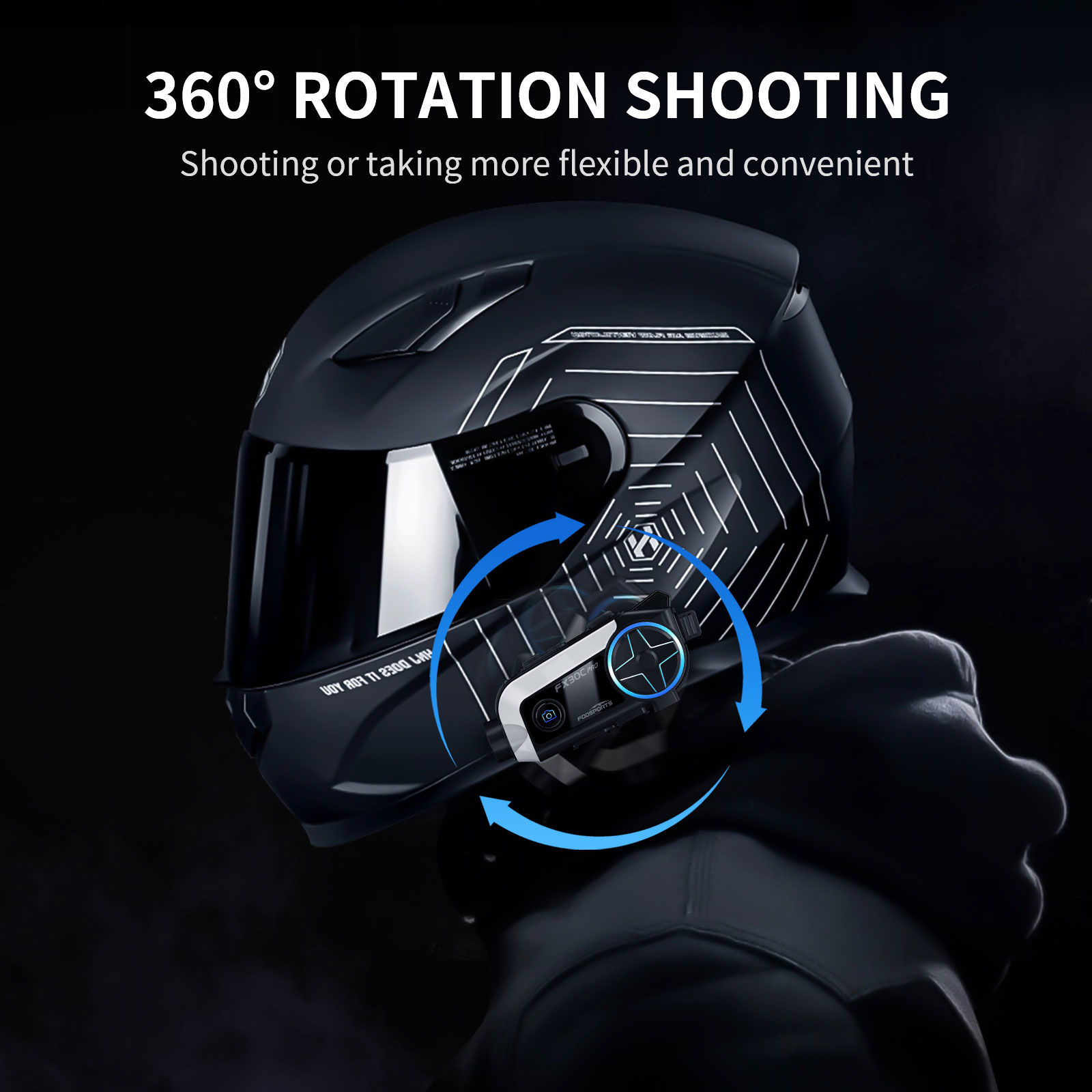 Fodsports FX30C PRO Motorrad-G – Helmet Communication System Camera Bewertung und Preis