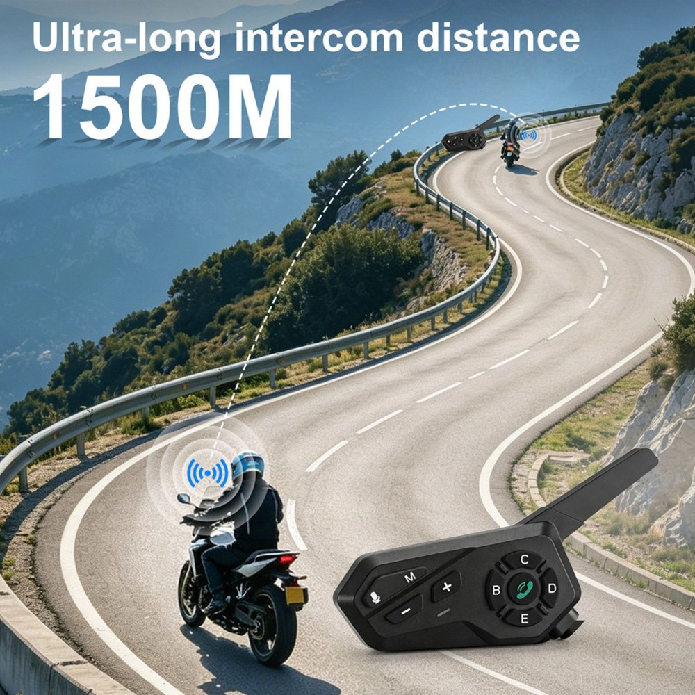 X6 Motorrad-BLE-Helm-Headset-I – Motorcycle Helmet Intercom 6 Rider Bewertung und Preis