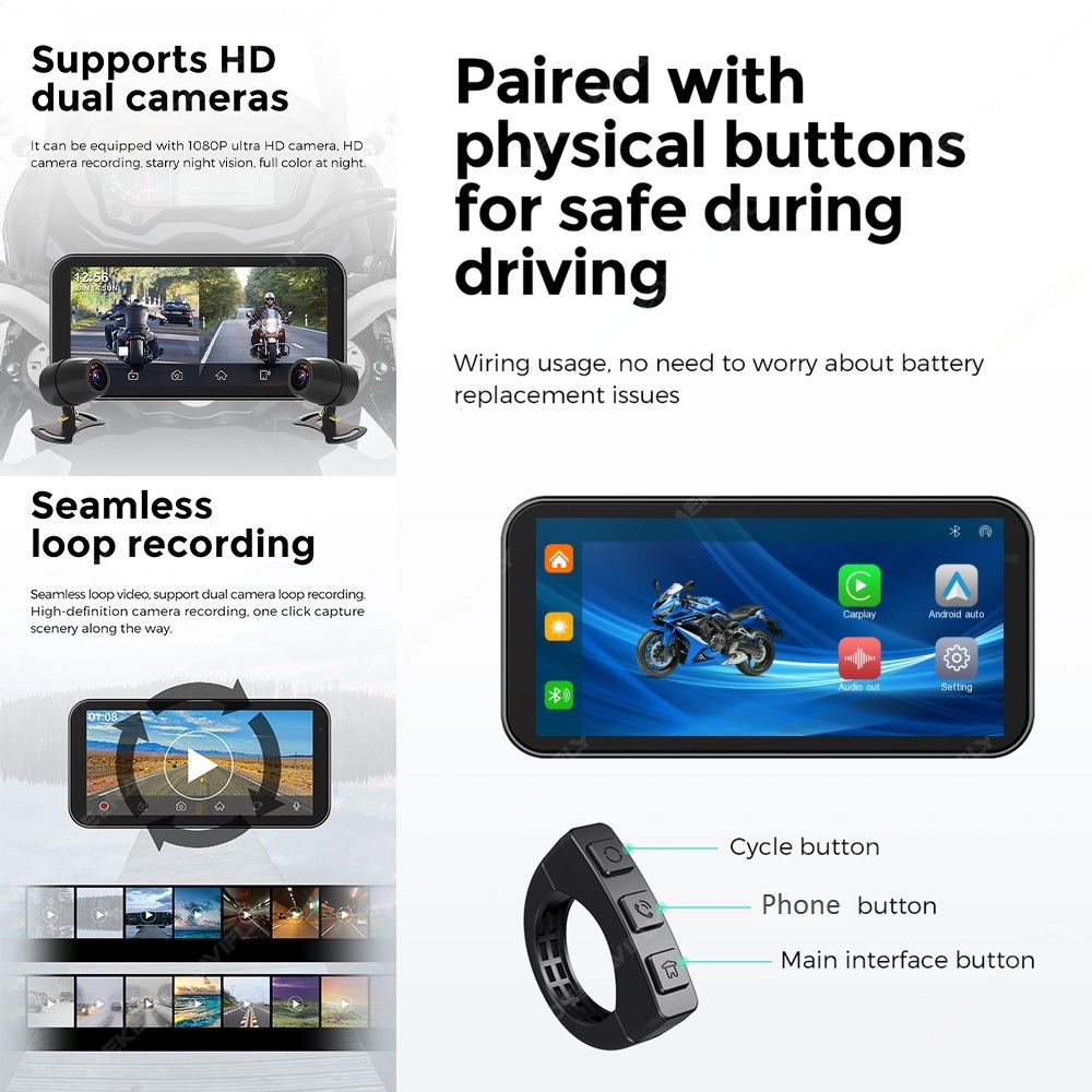 Navifly Tragbare 6,25 zoll IP6 – Motorcycle Gps Navigator Waterproof Bewertung und Preis