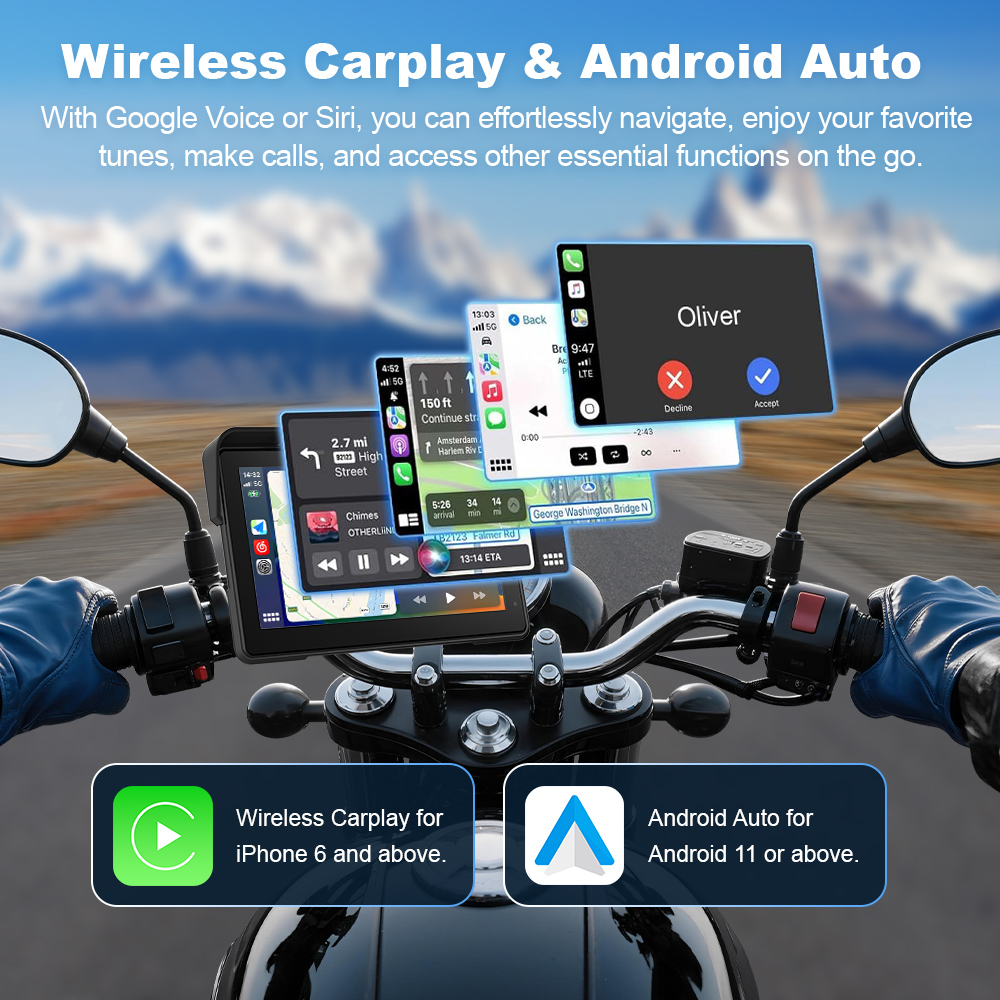 BEPOCAM 5/7'' Carplay Motorrad – Motorcycle Gps Navigator Waterproof Bewertung und Preis