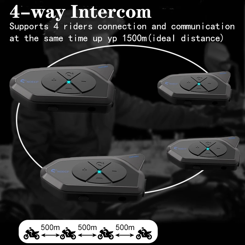 Gocom4 Motorrad Bluetooth Inte – Motorcycle Intercom With Fm Radio Bewertung und Preis