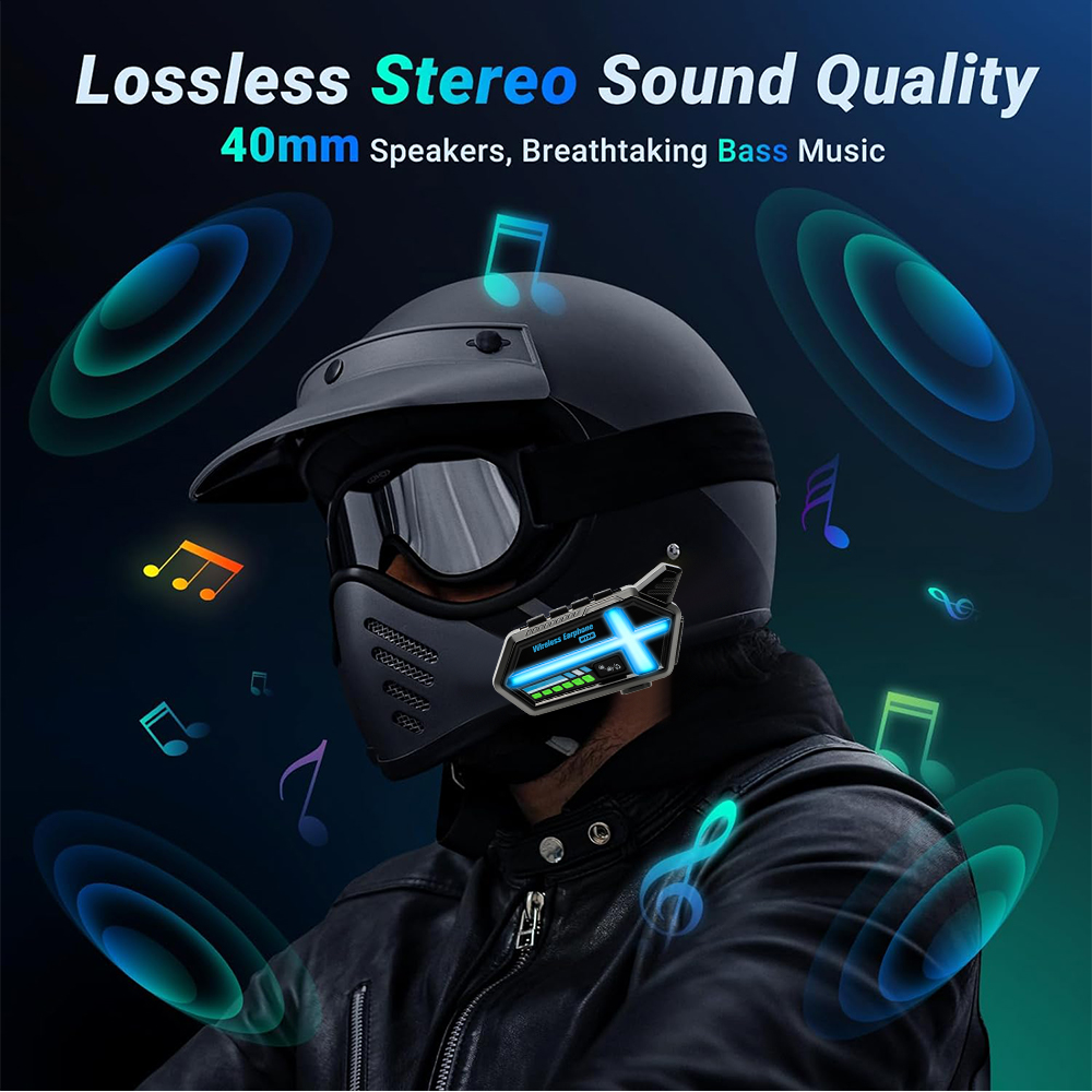 KEBIDUMEI BT26 Helm Headset Bl – Bluetooth Headset Helmet 1000M Bewertung und Preis