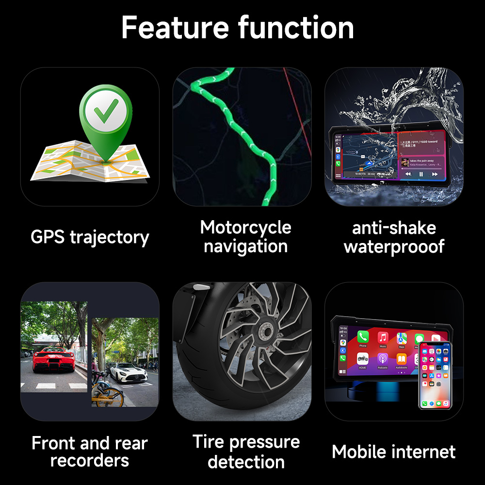 7/8,1'' Motorrad-Multimedia-Pl – Motorcycle Gps Navigator Waterproof Bewertung und Preis
