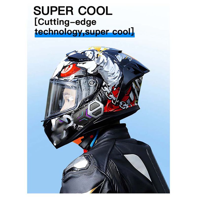 AASS-LX5 Motorradhelm-Kopfhöre – Motorcycle Intercom Mesh 2000M Bewertung und Preis