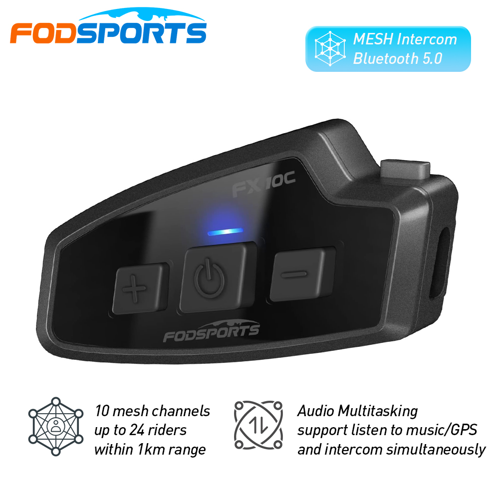 Fodsports FX 10C Motorrad Mesh – Bluetooth Headset Helmet 1000M Bewertung und Preis
