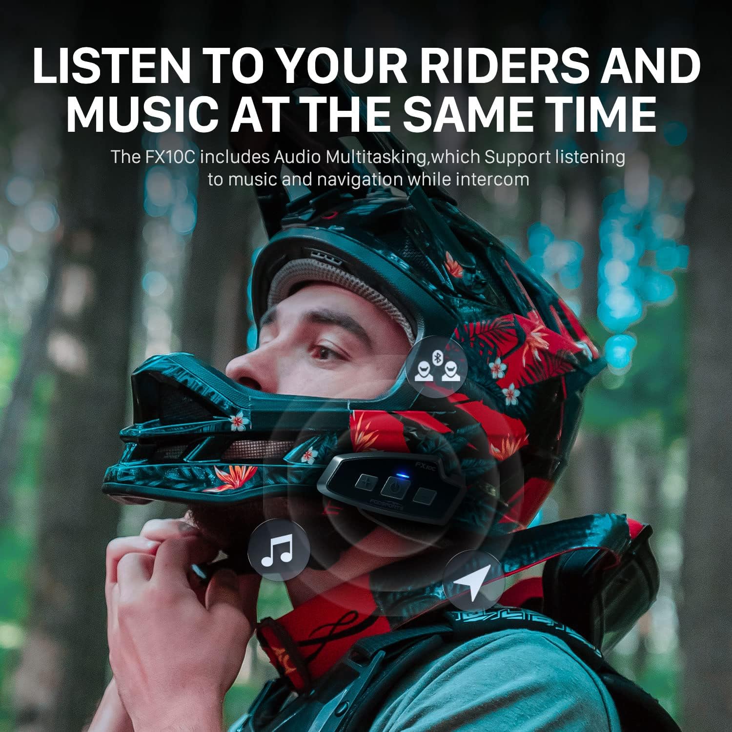Fodsports FX 10C Motorrad Mesh – Bluetooth Headset Helmet 1000M Bewertung und Preis