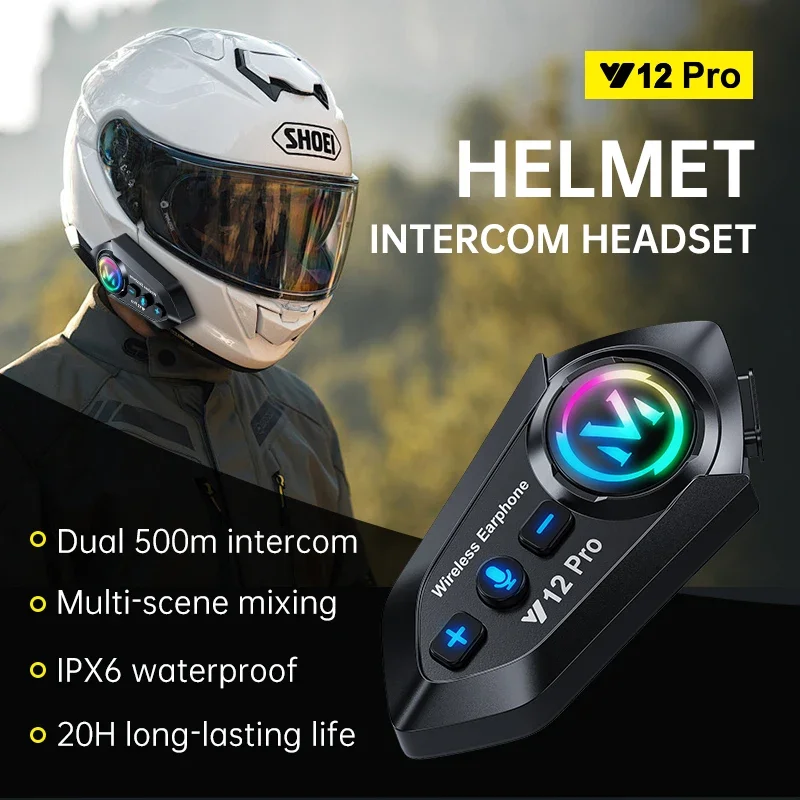 Y12 Pro Dual-Mikrofon Motorrad – Motorcycle Intercom With Fm Radio Bewertung und Preis