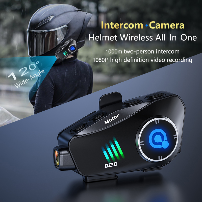 Q28 Bluetooth-Motorradhelm-Hea – Helmet Communication System Camera Bewertung und Preis